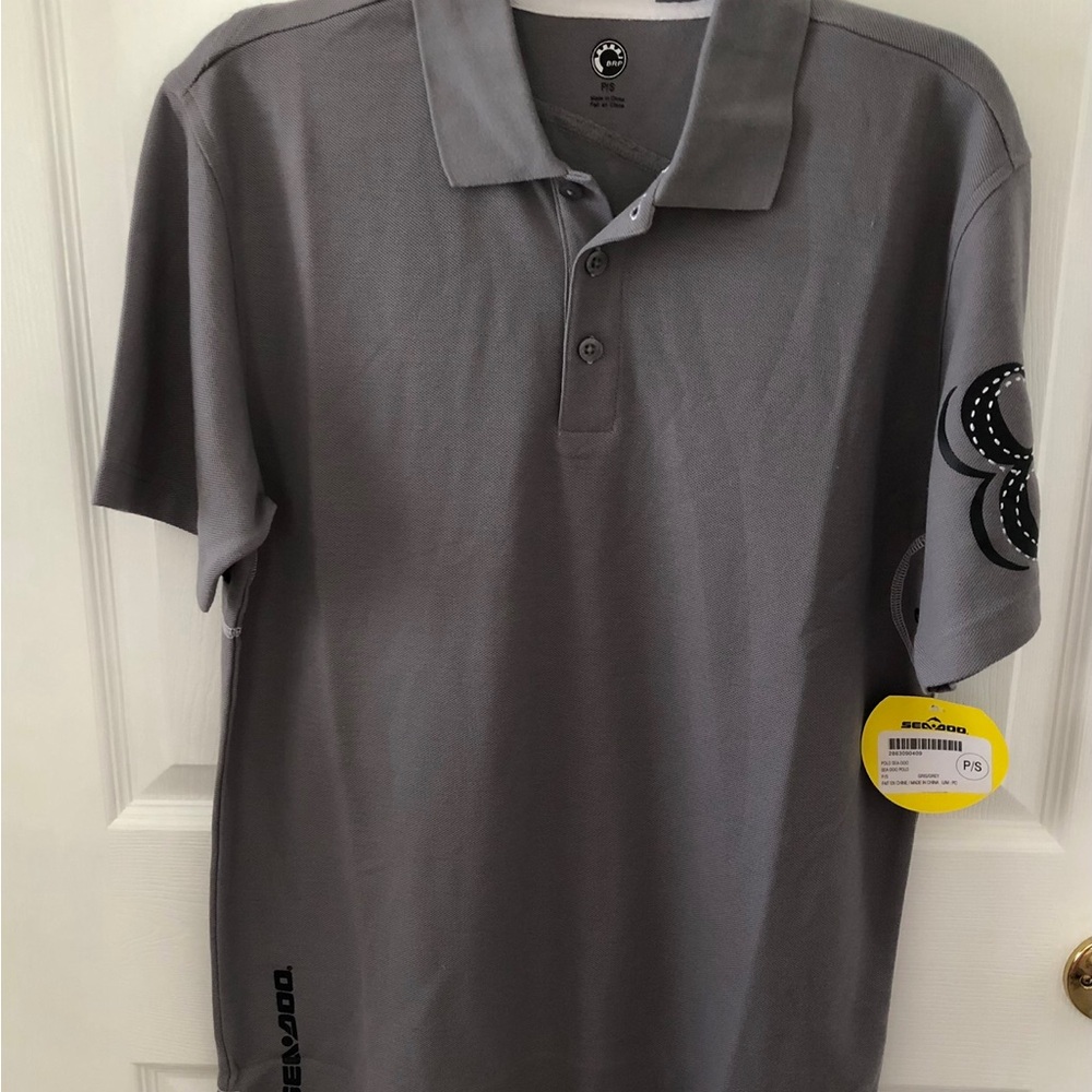 Sea-Doo Watercraft BRO Graphic Polo Shirt Size Small Moisture Wick NWT MSRP $69